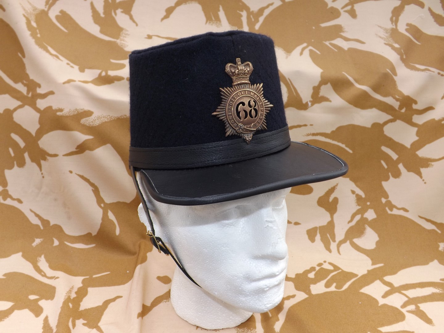 1861 Quilted Shako 001.JPG